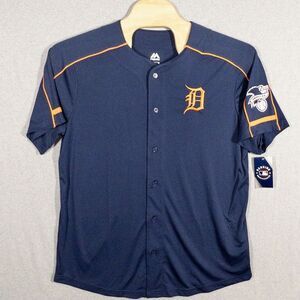 NWT Majestic‎ MLB Detroit Tigers Jersey Mens XL